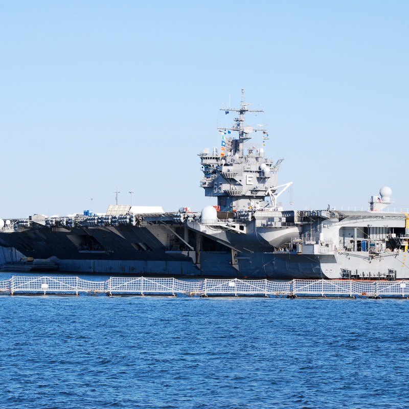 USS Enterprise at Norfolk Naval Station