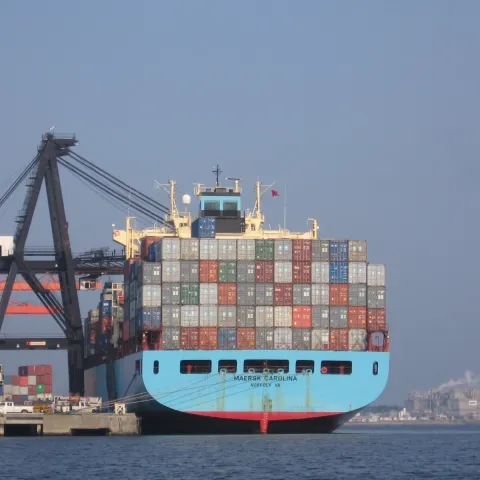 Container Ship Maersk Carolina
