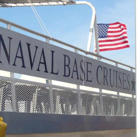 Naval Base Cruises sign