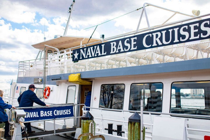 Guests boarding the Victory Rover