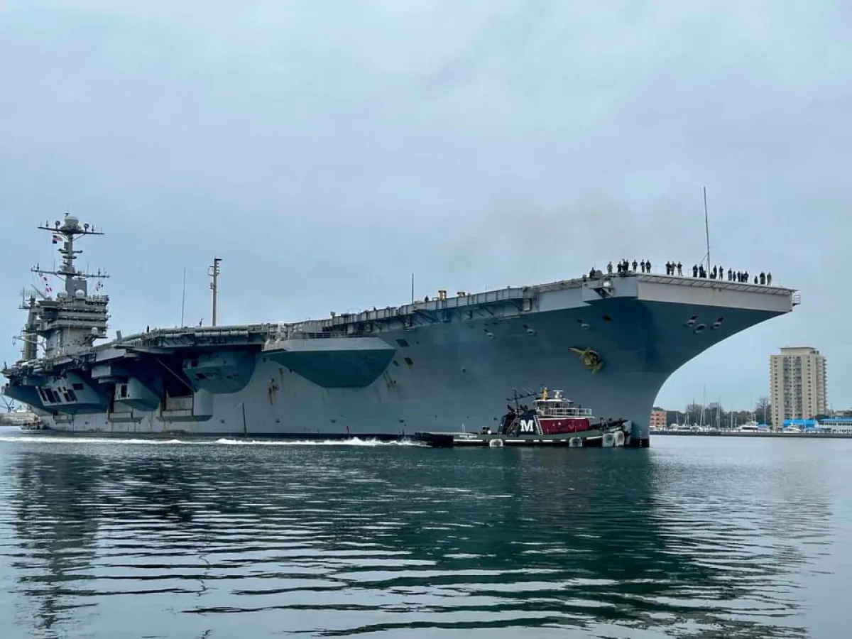 a large ship in a body of water